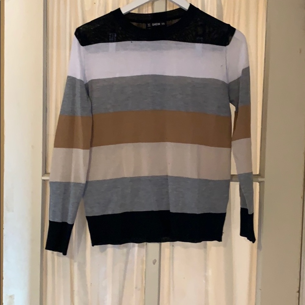 Stripped sweater top